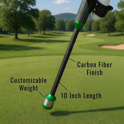 DriVR Elite - Adjustable VR Weighted Golf Club Handle Accessory - Compatible with Quest 2, 3/3s, and Pro