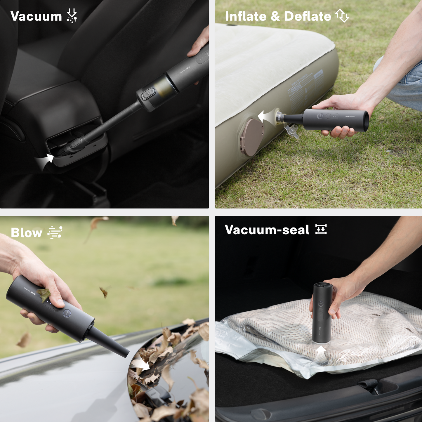 HOTO AutoCare Air Duster & Vacuum